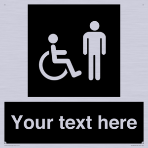 Custom information: black panel disabled and male